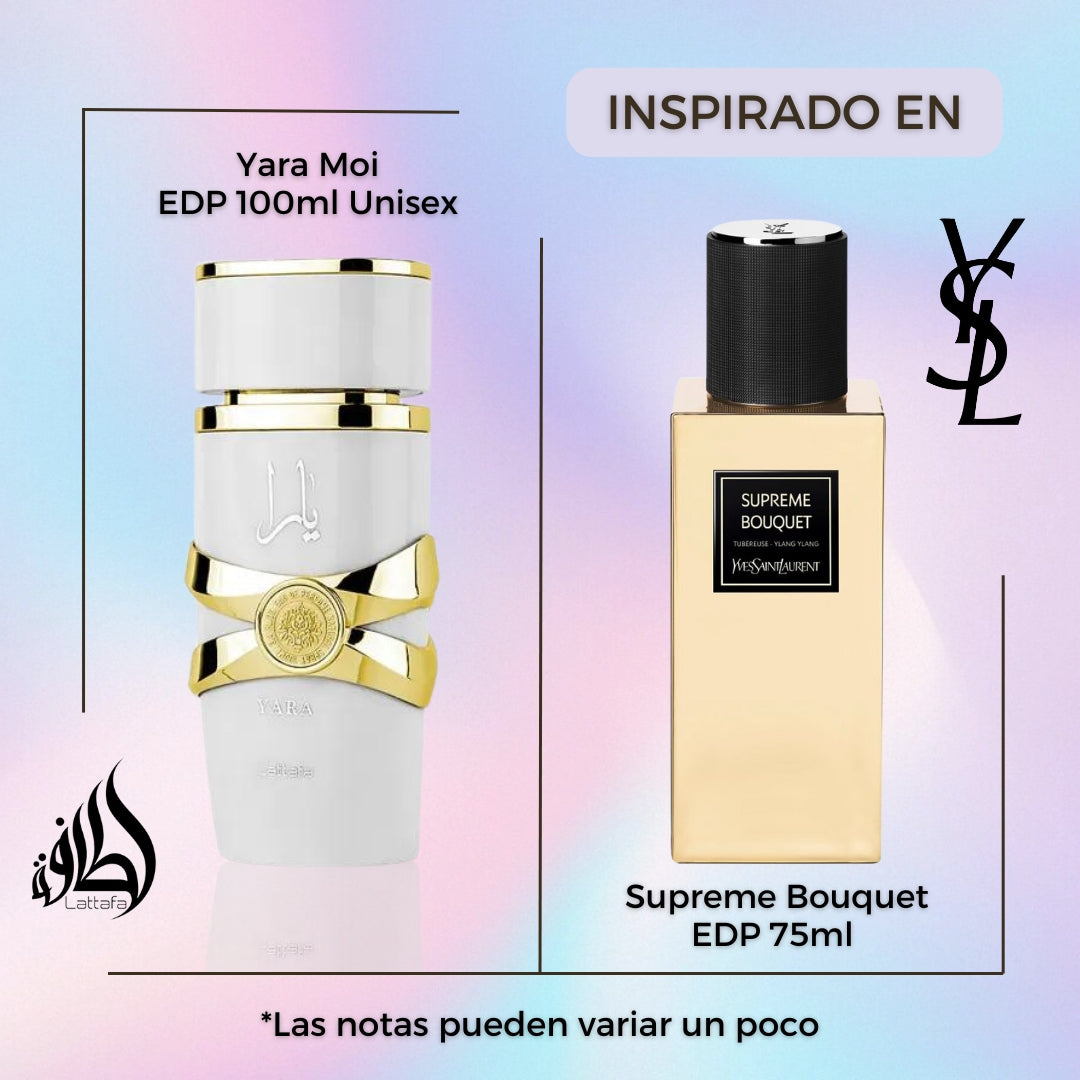 Yara Moi Lattafa Edp 100ML - Inspirado en Supreme Bouquet de YSL