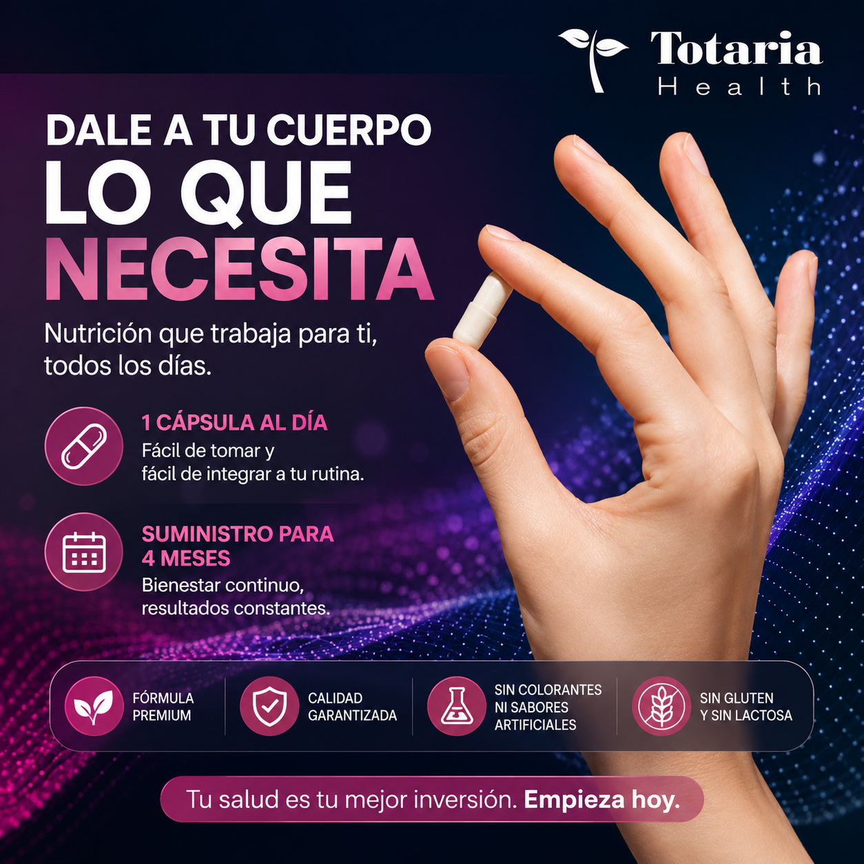 Totaria Complejo de magnesio 2X1+ ENVIO GRATIS