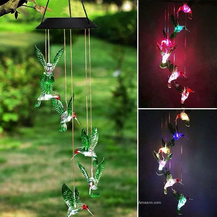 🕊️✨Colgante Colibrí Solar + ENVÍO GRATIS