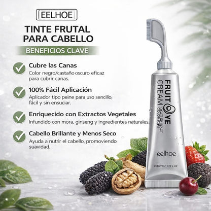 Tinte para canas natural con peine aplicador EELHOE🌿🪮