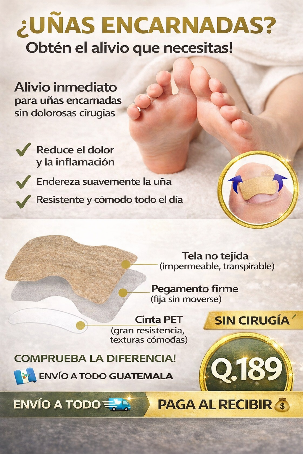 Parche Corrector de Uñas