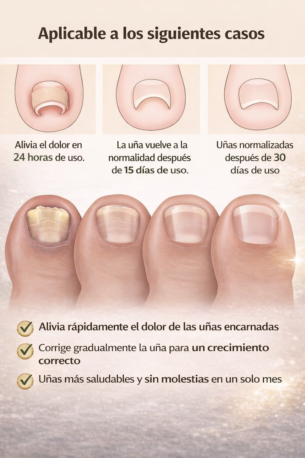 Parche Corrector de Uñas