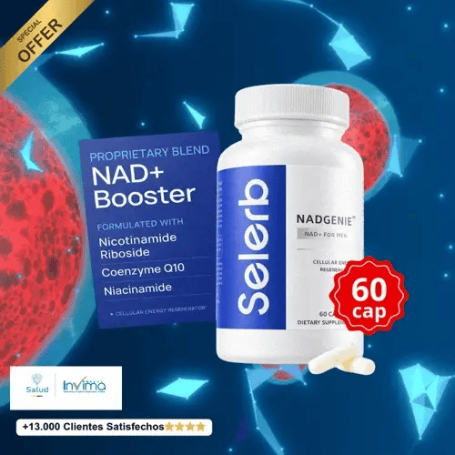 🔥SELERB NAD+  Energía, potencia y vitalidad masculina total💪