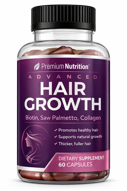 HAIR GROWTH - TRATAMIENTO PARA FRENAR LA CAIDA DEL CABELLO Y RECUPERAR TU SALUD CAPILAR