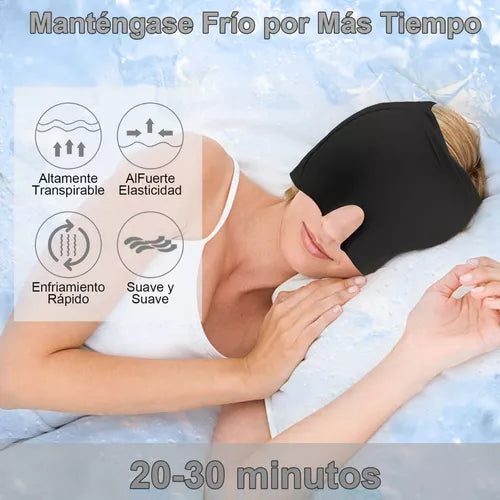 Gorro de Terapia Dual🔥🧊: El alivio que tu cabeza necesitaba🤯