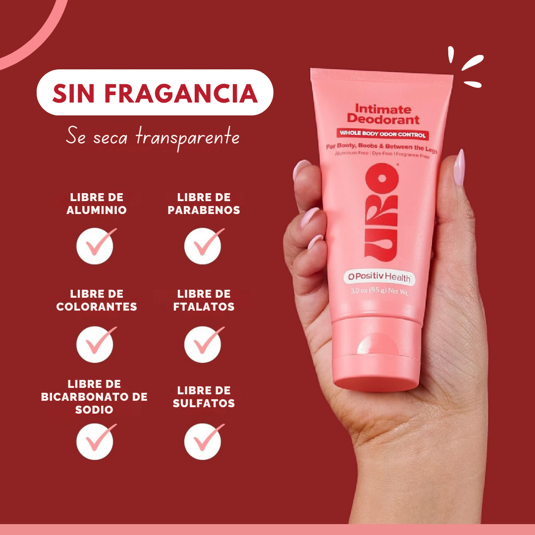 DESORANTE ÍNTIMO URO CREAM - Adiós olor corporal 🌸🌷