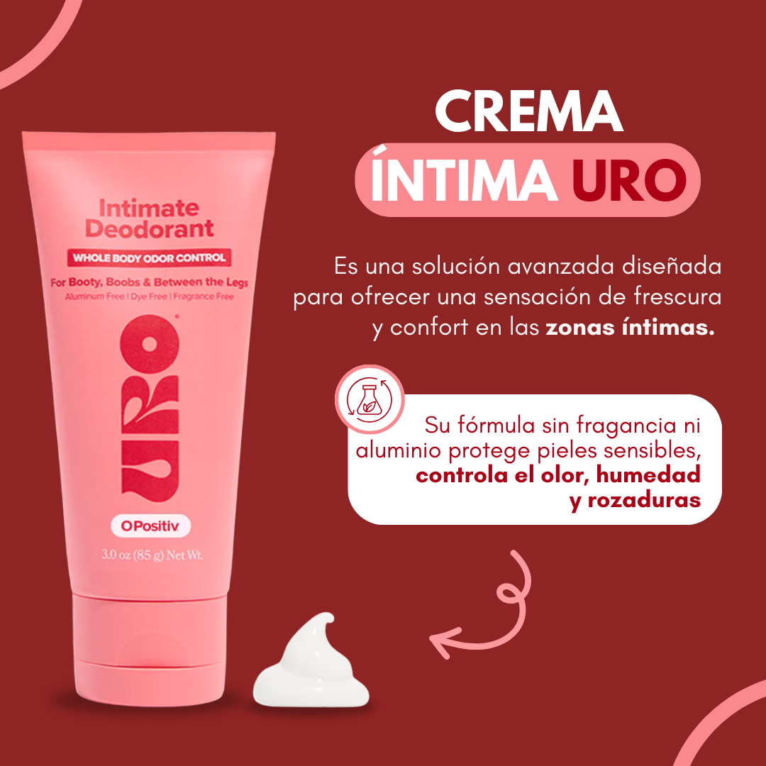 DESORANTE ÍNTIMO URO CREAM - Adiós olor corporal 🌸🌷