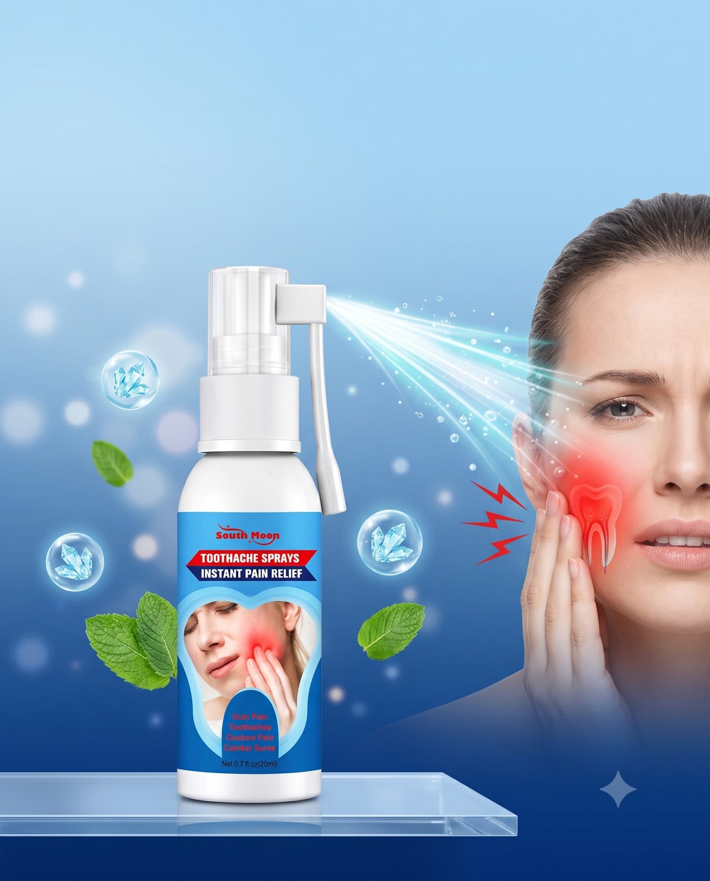 Spray anti dolor de muelas