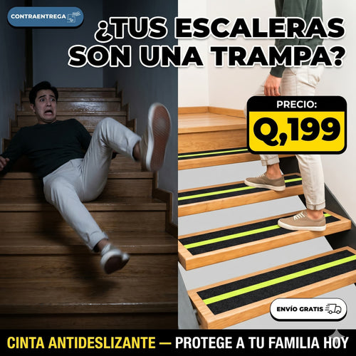 Cinta Antideslizante de Alta Tracción (Rollo 5.5 Metros).