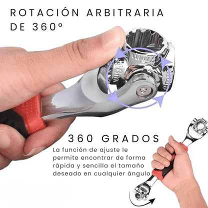 Llave Dado Universal 48 En 1 Giro 360°🔥🔧