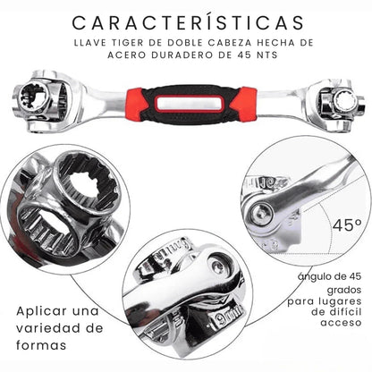 Llave Dado Universal 48 En 1 Giro 360°🔥🔧