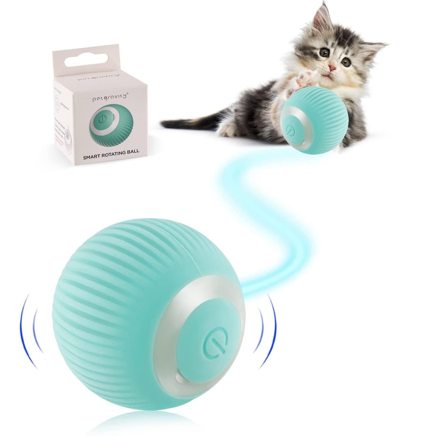 😺🥎Pelota inteligente para gatos - diversión infinita para tu mascota