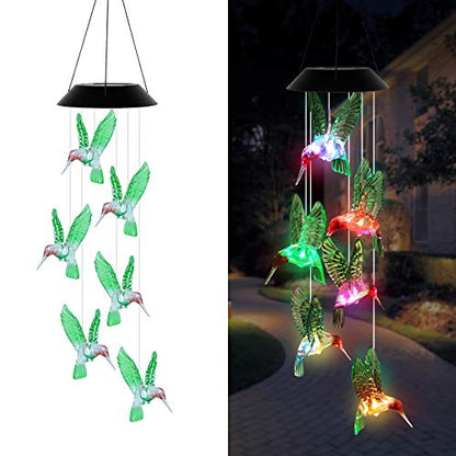 🕊️✨Colgante Colibrí Solar + ENVÍO GRATIS