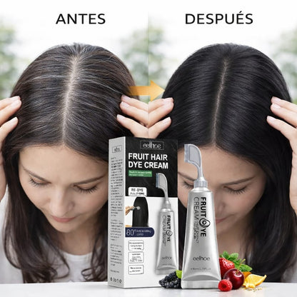 Tinte para canas natural con peine aplicador EELHOE🌿🪮