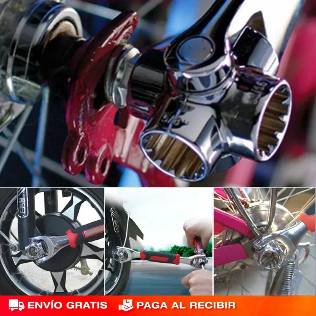 Llave Dado Universal 48 En 1 Giro 360°🔥🔧
