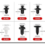 KIT 100 CLIPS "REMACHES" PARA CARRO+ ENVIO GRATIS