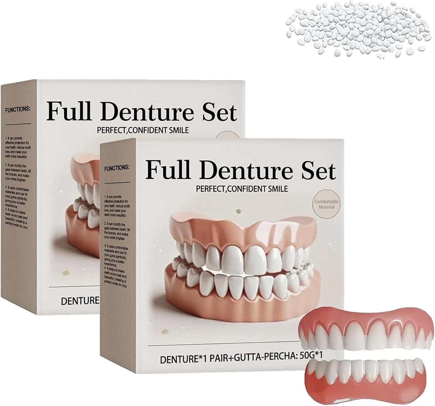 Dentadura ajustable para una sonrisa natural y segura. Hacemos envíos gratis🎁  a todo Guatemala