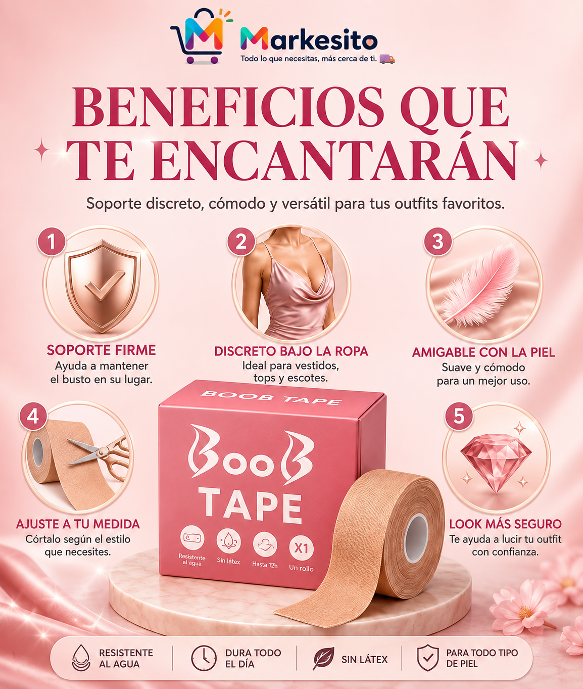 2X1 Boob Tape Cinta Adhesiva Levanta Busto+ ENVIO GRATIS