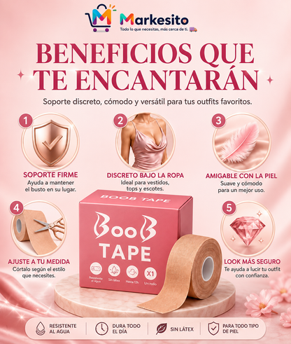 2X1 Boob Tape Cinta Adhesiva Levanta Busto+ ENVIO GRATIS