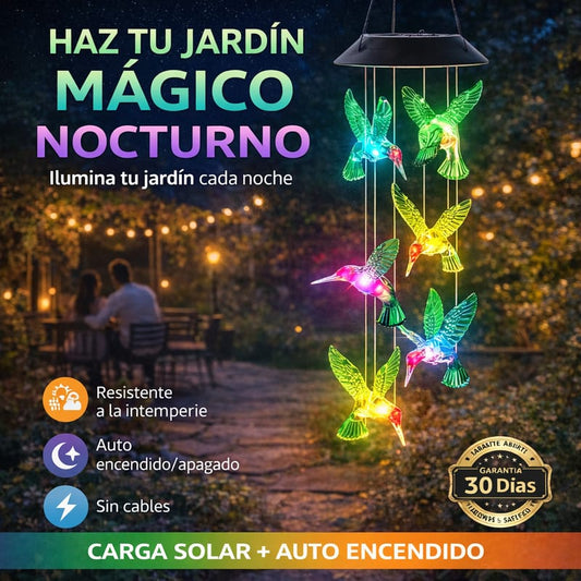 🕊️✨Colgante Colibrí Solar + ENVÍO GRATIS