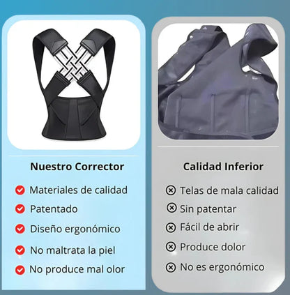 FlexBack Corrector de Postura Unisex Premium (Pedir 1 talla + de la que usas) + Regalo Adicional