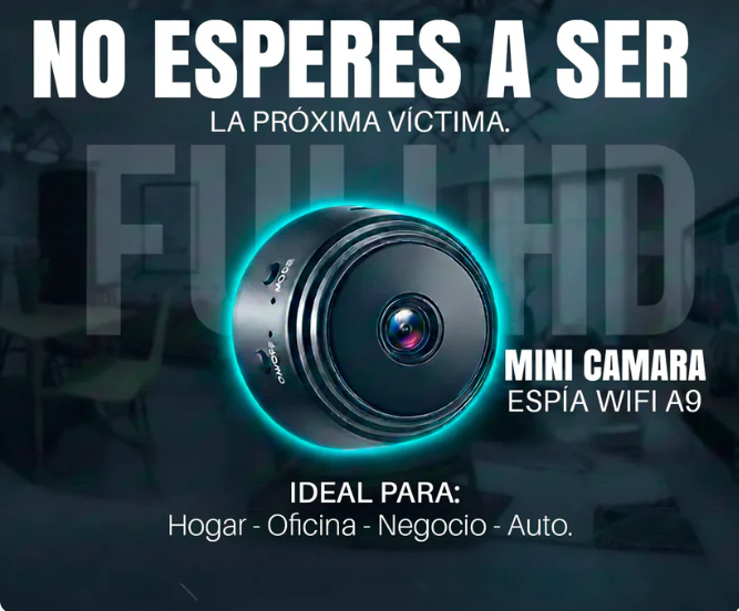 🧐Mini cámara HD con WIFI - Vigila lo que amas hoy mismo