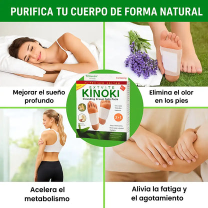 CAJAS PARCHES KINOKI PARA PIES🎁 2 x 1 OFERTA 🎁| Eliminan y Desintoxican tu cuerpo desde la 1era semana