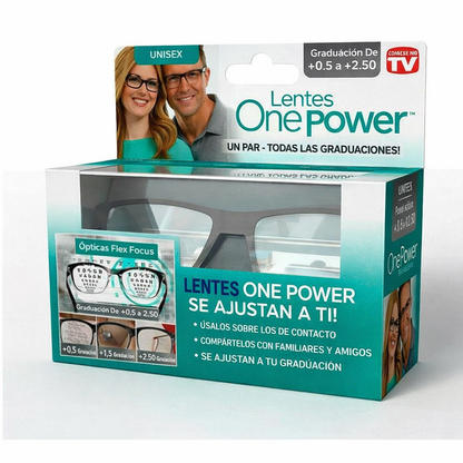 👓Lentes Inteligentes Ajustables One Power Readers ✨ – Más Claridad, Menos Esfuerzo