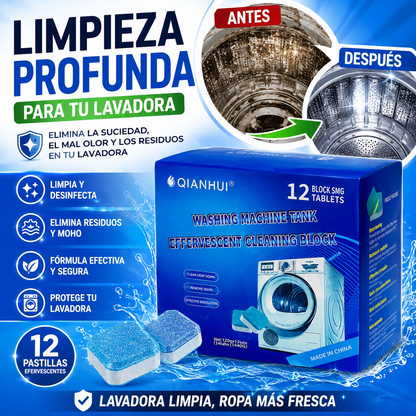PASTILLAS EFERVESCENTES LIMPIADORAS DE LAVADORA – + ENVIO GRATIS