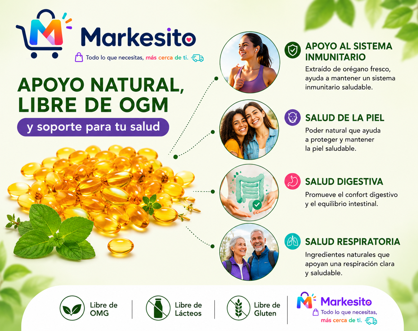 Aceite de orégano con aceite de semilla negra+ ENVIO GRATIS