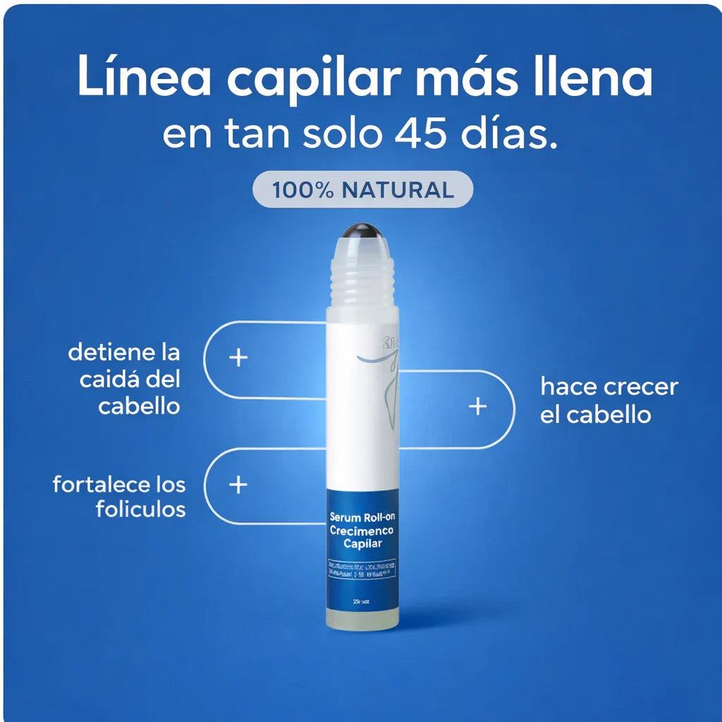 🌿BE BODYWISE: Roll On Capilar que Reactiva Folículos y Fortalece el Crecimiento del Cabello