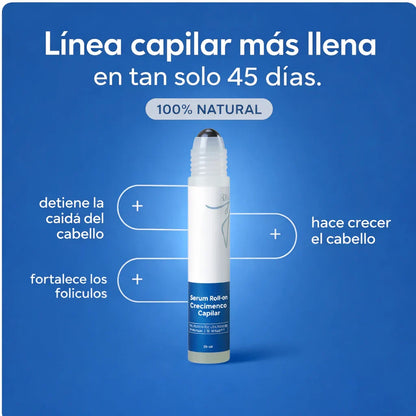 🌿BE BODYWISE: Roll On Capilar que Reactiva Folículos y Fortalece el Crecimiento del Cabello