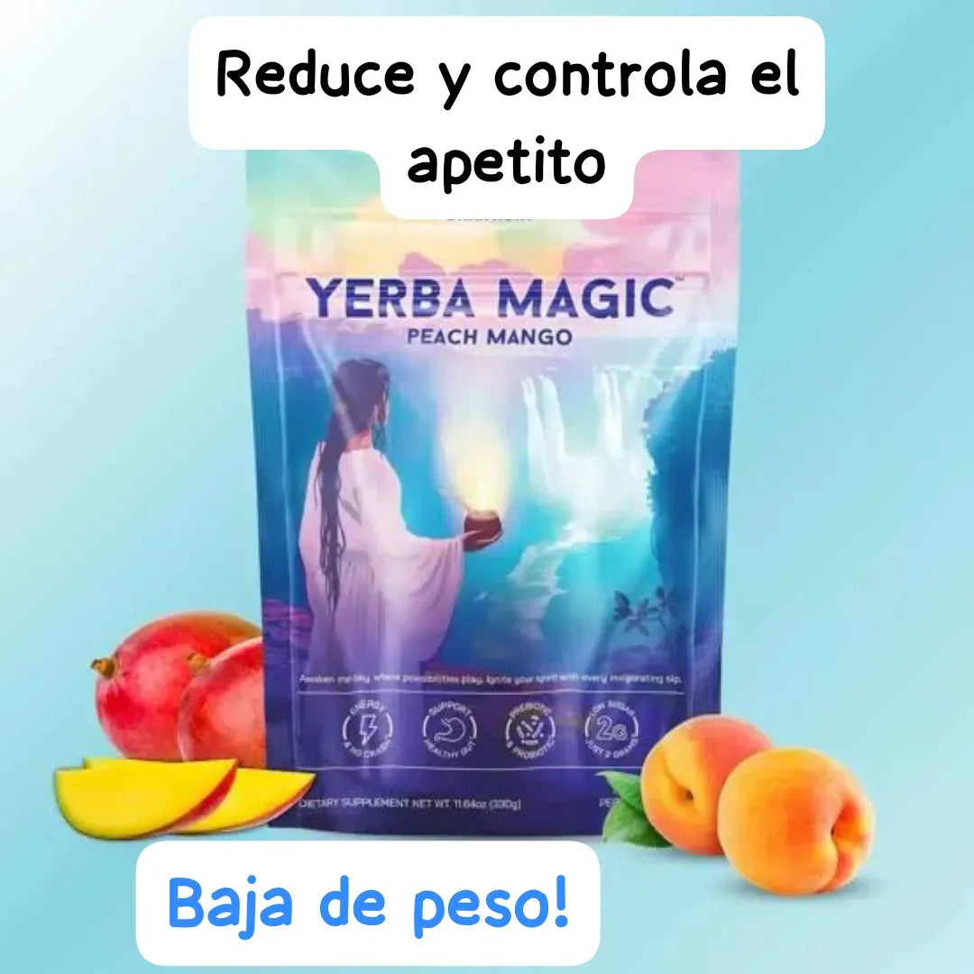 Yerba Magic 🍑🥭 Energía natural, digestión equilibrada y enfoque diario… en una sola bebida