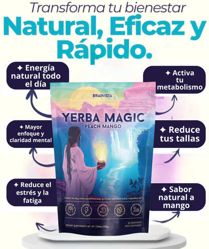 Yerba Magic 🍑🥭 Energía natural, digestión equilibrada y enfoque diario… en una sola bebida