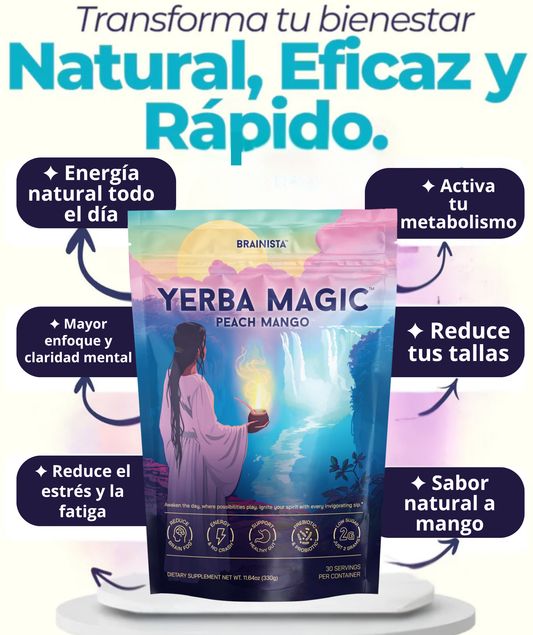 Yerba Magic 🍑🥭 Energía natural, digestión equilibrada y enfoque diario… en una sola bebida