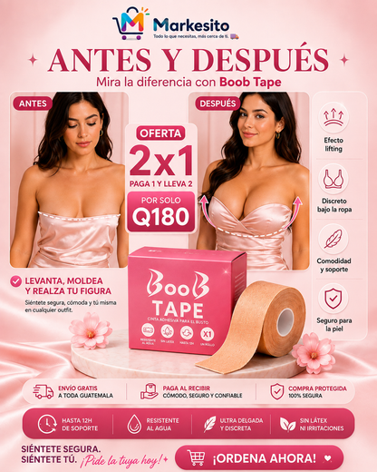 2X1 Boob Tape Cinta Adhesiva Levanta Busto+ ENVIO GRATIS