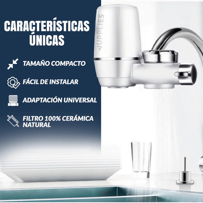 Filtro de agua para grifo  reutilizable