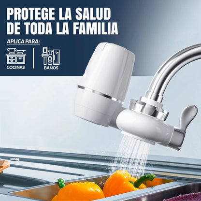 Filtro de agua para grifo  reutilizable