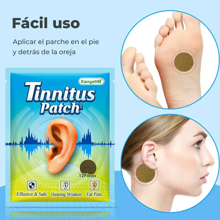 PARCHES HERBALES PARA ZUMBIDO DE OÍDO – TINICALM™ 2x1+ Envío Gratis
