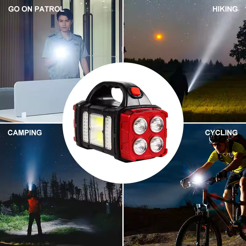 Linterna LED impermeable resistente al agua para emergencias de noche