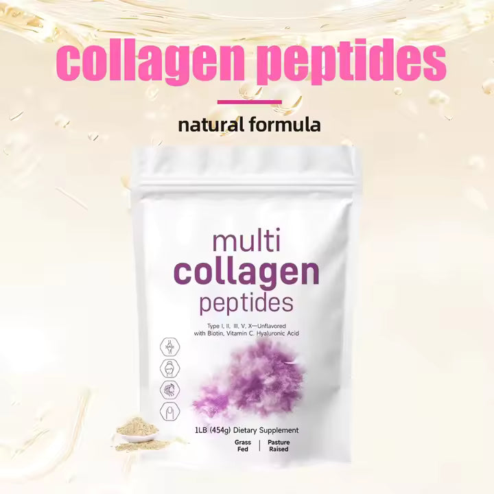 Multi Collagen Peptides, Recupera la firmeza, movilidad y belleza natural de tu cuerpo