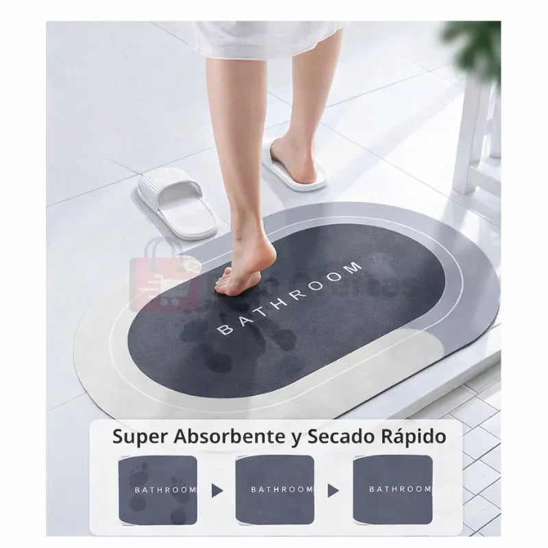 FreshMat - Alfombra Antideslizante p/ Baño - 2x1