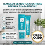 Crema Reparadora SADOER — Reduce cicatrices, manchas y textura irregular