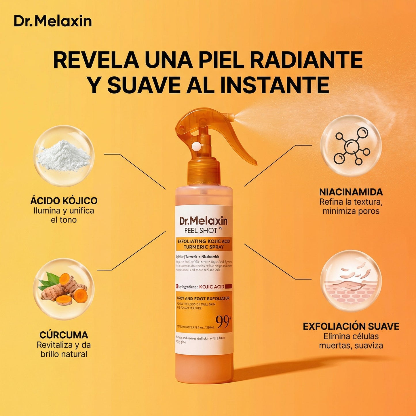 DR. MELAXIM PEEL SHOOT-ANTI MANCHAS CORPORAL + ENVÍO GRATIS 🎁
