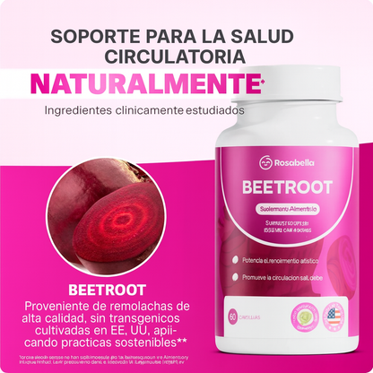 🌱 Raíz de Remolacha - Energía natural sin café, sin químicos, sin bajones.