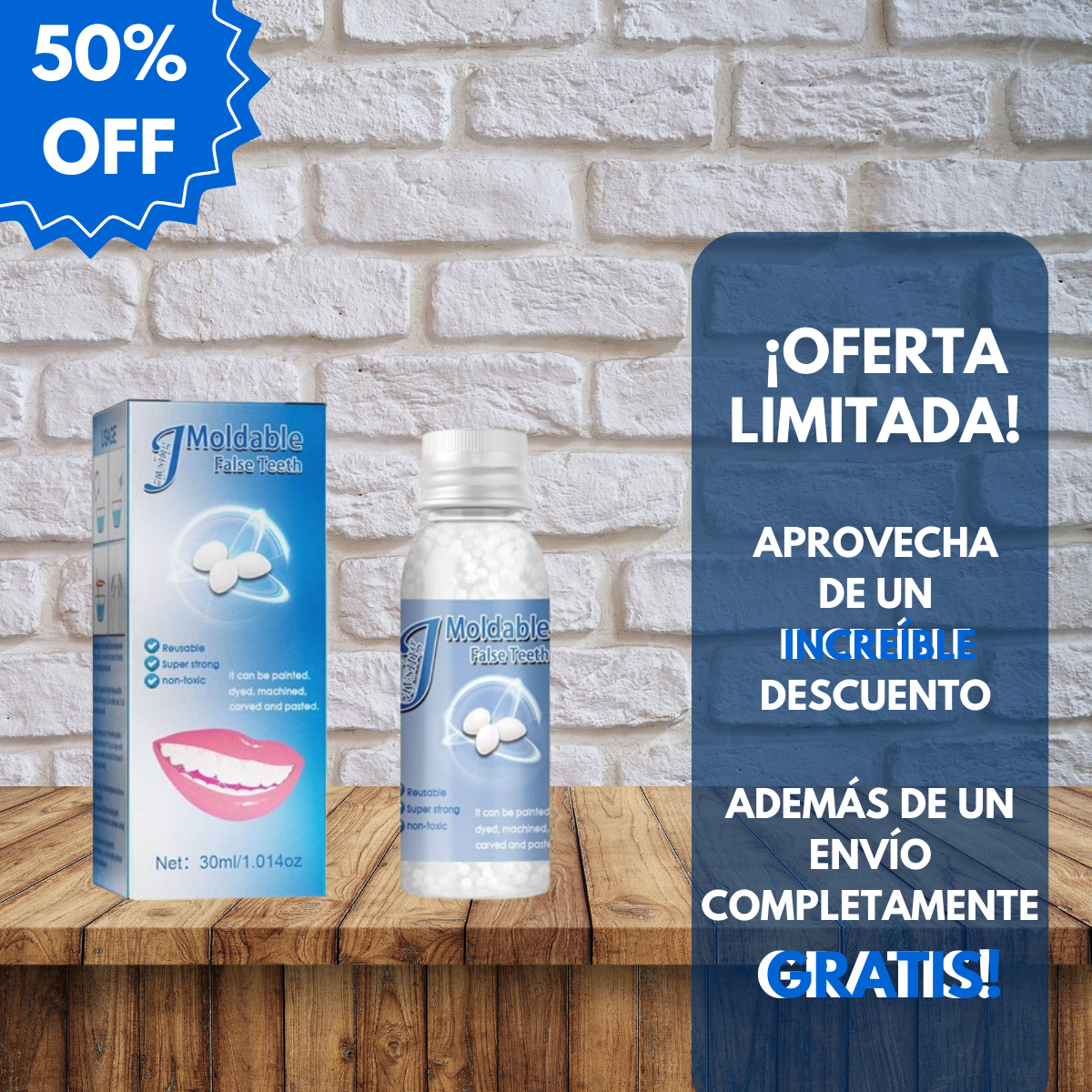 Moldeador Dental Fácil de REGERAR TUS DIENTES PROMO 2X1 + ENVIO GRATIS A TODA GUATEMALA🎁