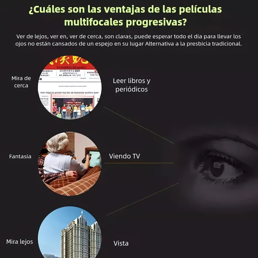 LENTES BIFOCALES 2 X 1 🎁 – Visión clara de cerca y de lejos sin cambiar de gafas