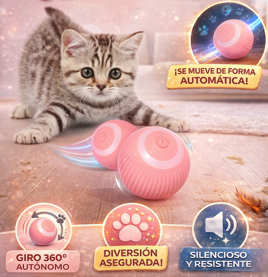 😺🥎Pelota inteligente para gatos - diversión infinita para tu mascota