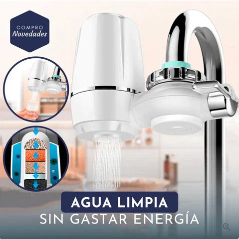 Filtro de agua para grifo  reutilizable