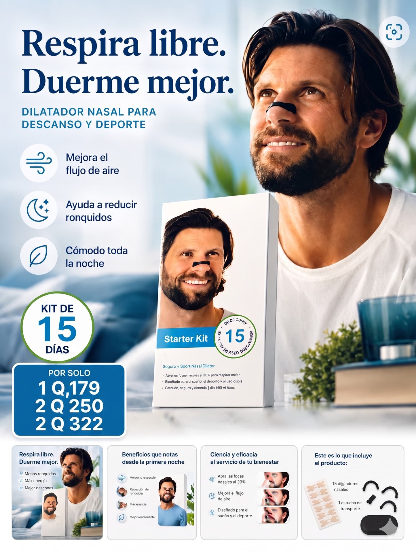 "Respira Mejor — Dilatador Nasal"